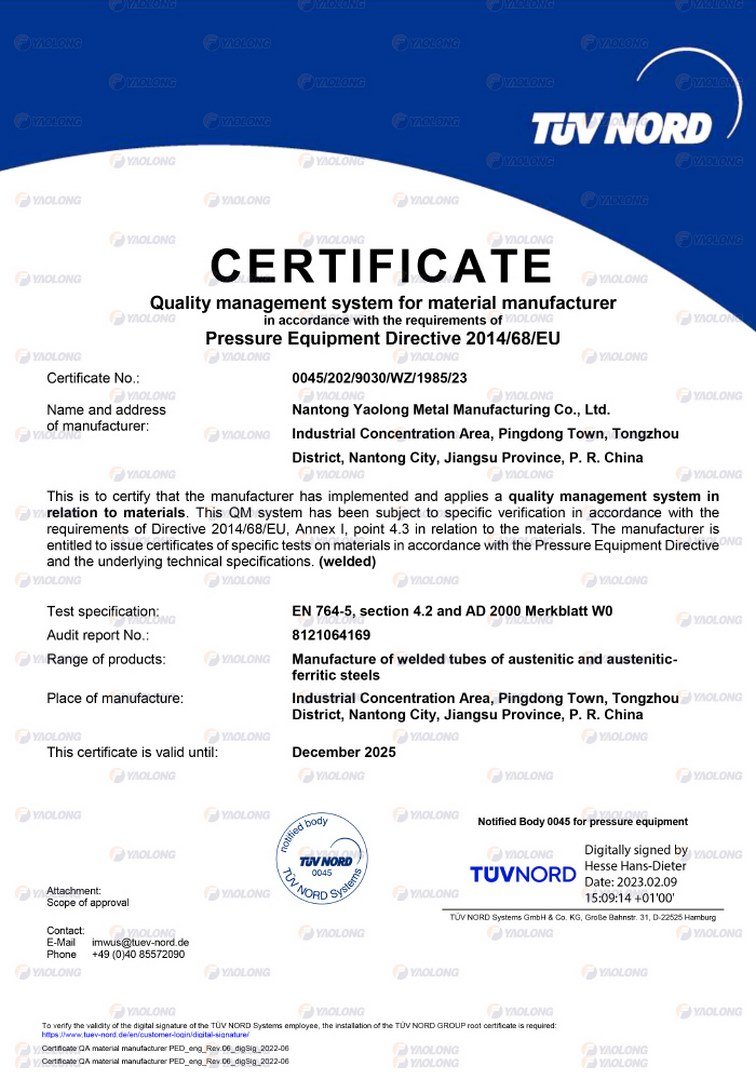 TUV Certificate-2